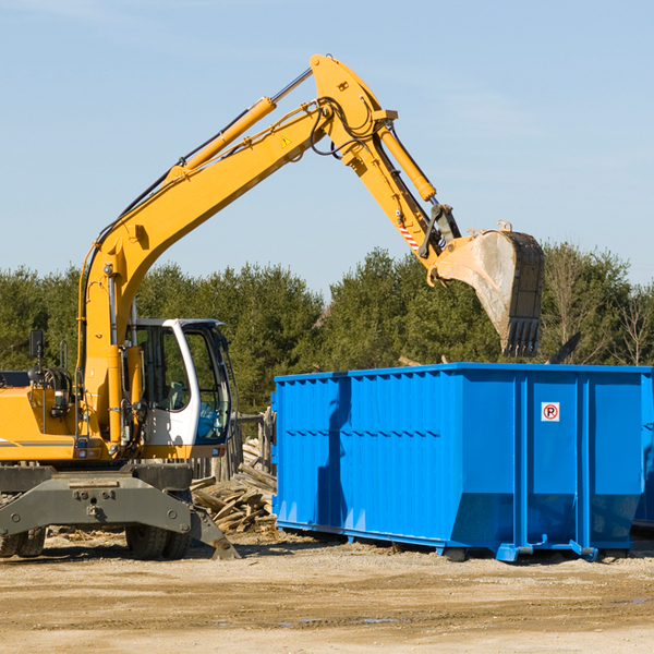 are there any restrictions on where a residential dumpster can be placed in Lone Grove